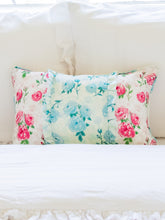 Boudoir Pillow Cover - Raspberry Velvet Roses